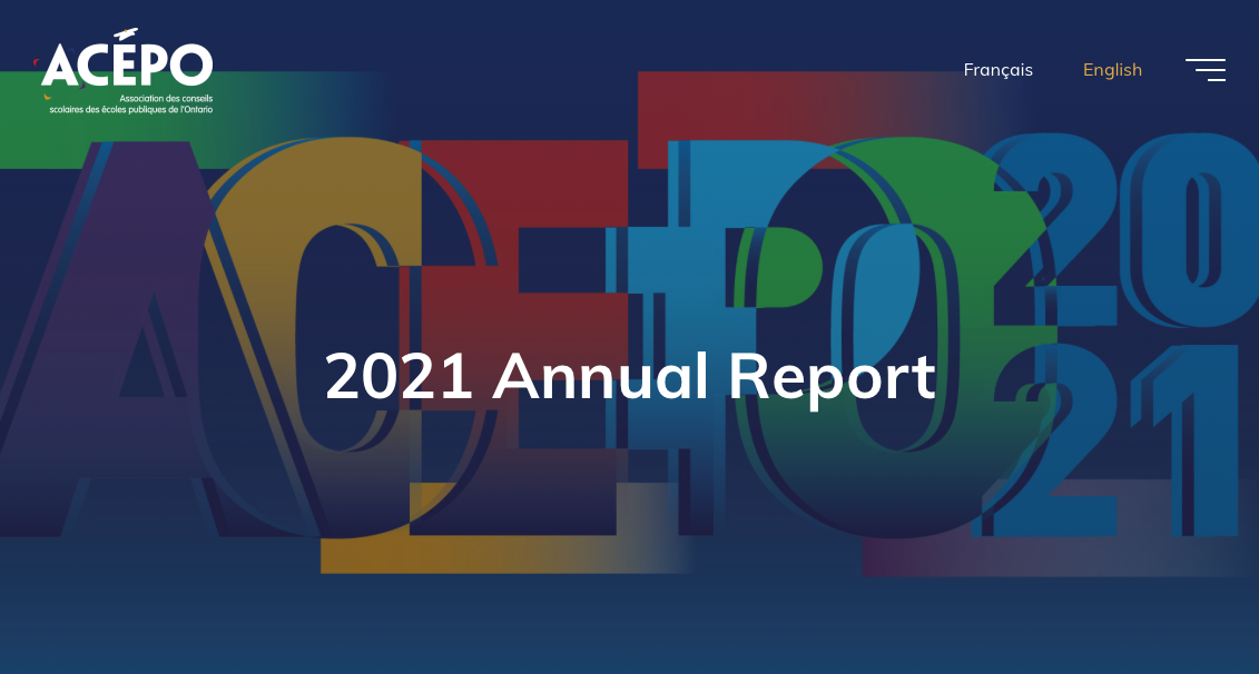 2019 ACÉPO Annual Report